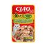 Влажный корм для кошек INABA Kinnodashi Тунец Магуро и тунец Кацуо с семгой в желе 60 г