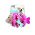 Игрушка Рыбка для собак All For Paws Little Buddy с шуршалкой, текстиль, цвет розовый