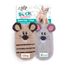 All For Paws Игрушка Sock Носочки Мышки c кошачьей мятой и актинидией 2 шт.