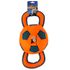 Игрушка Мяч футбольный для собак All For Paws Outdoor с ручками, текстиль, цвет оранжевый