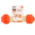 Игрушка Косточка для собак All For Paws Bome Appetit с пищалкой, термопласт, цвет оранжевый, бежевый, р. М