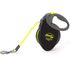 Flexi Neon Classic Giant Рулетка чёрная с лентой 8 м до 50 кг