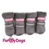 ForMyDogs Сапоги серые замшевые с подошвой из неопрена цельнокроенные р.0