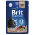 Влажный корм для стерилизованных кошек Брит Премиум Кусочки с куриной печенью в соусе 85 г