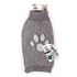 All For Paws Свитер вязаный Лапка графит р. L