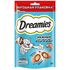 Лакомство для кошек Dreamies Лакомые подушечки Нежный лосось 140 г
