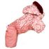 ForMyDogs Комбинезон розовый металлик с капюшоном для девочек 36*48 см