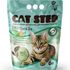 Cat Step Tofu Green Tea Комкующийся растительный наполнитель с ароматом залёного чая 6 л