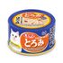 Влажный корм для кошек INABA Ciao Toromi Milky Тунец Магуро, куриное филе и гребешок в овсяном молоке 80 г