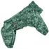 ForMyDogs Дождевик Листва зеленый для мальчиков 35×55 см