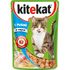Влажный корм для кошек Kitekat Кусочки с рыбой в соусе 85 г
