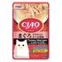 Влажный корм для кошек INABA Ciao Pouch Тунец Магуро с куриным филе и кацуобуси с лактобактериями 40 г
