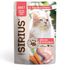 Влажный корм для кошек Sirius Adult Кусочки с кроликом и морковью в соусе 85 г