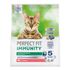 Сухой корм для кошек для поддержания иммунитета Perfect Fit Immunity с говядиной и добавлением семян льна и голубики 1,1 кг