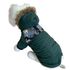 PetFashion Парка Arctic Nice меховая зеленая р. S