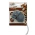 Игрушка Мышь снежная для кошек All For Paws Lamb с кошачьей мятой, текстиль, цвет серый