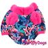 ForMyDogs Куртка фиолетово-розовая 24×32 см