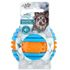 Игрушка Рифленый мяч для собак All For Paws Meta Ball с пищалкой, термопласт, цвет голубой