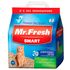 Mr. Fresh Smart Наполнитель Древесный комкующийся для короткошерстных кошек 4,5 л