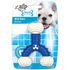 Игрушка косточка двойная для собак All For Paws Dental нейлон, цвет белый