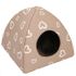 Rich Breed Дом вигвам Сердца на коричневом из поплина 40*40*39 см