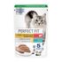 Влажный корм для кошек с чувствительным пищеварением Perfect Fit Паштет с телятиной 75 г