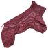 ForMyDogs Дождевик утепленный бордовый для девочек 36×48 см