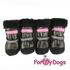 ForMyDogs Сапоги РП с усиленным носком черно-золотистые цельнокроеные р.2