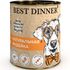Влажный корм для собак и щенков Best Dinner High Premium Натуральная индейка Крупные мясные волокна в желе 340 г