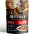 Влажный корм для кошек Mr. Buffalo Adult Кусочки с говядиной в соусе 85 г