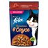 Влажный корм для кошек Felix Sensations Кусочки с говядиной в соусе с томатами 75 г