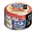 Влажный корм для кошек INABA Ciao Toromi Куриное филе с тунцом Кацуо со вкусом морского гребешка в бульоне 80 г