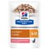 Влажный корм для кошек для поддержания функции почек Hill’s Prescription Diet k/d Kidney Care Кусочки с лососем в соусе 85 г