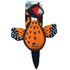 Игрушка Фазан для собак All For Paws Outdoor с пищалкой, текстиль, цвет оранжевый