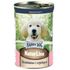 Влажный корм для щенков с чувствительным пищеварением Happy Dog NaturLine Паштет с телятиной и сердцем 410 г