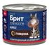 Влажный корм для кошек Brit Premium by Nature Adult Паштет с говядиной 200 г