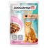 Влажный корм для котят, беременных и кормящих кошек Зоогурман Kitten&Mother Кусочки с индейкой и соусом 85 г