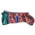 PetFashion Дождевик для таксы Алфавит красный для девочек р. S