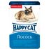 Влажный корм для стерилизованных кошек Happy Cat Sterilised Кусочки с лососем в желе 100 г