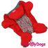 ForMyDogs Комбинезон красный с капюшоном для девочек 27*36 см