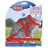Шлейка для кошек Trixie 30*1 см, нейлон, со светоотражателем