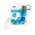 Игрушка Гусеничка для кошек All For Paws Modern с пером, с кошачьей мятой, текстиль, цвет синий