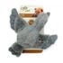 Игрушка Птичка плюшевая для собак All For Paws Lamb с пищалкой, текстиль, цвет серый
