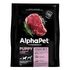 Сухой корм для щенков, беременных и кормящих собак средних пород AlphaPet Puppy с говядиной и рисом 7 кг