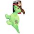 Игрушка Динозавр Патрик для собак All For Paws My T-Rex с пищалкой, текстиль, цвет зеленый