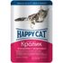 Влажный корм для кошек Happy Cat Adult Кусочки с кроликом и индейкой с морковью в соусе 100 г