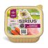 Влажный корм для собак мелких и средних пород Sirius Adult Индейка с морковью 100 г