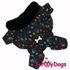 ForMyDogs Комбинезон Бабочки черный пряжка Косточка для девочек 30*40 см